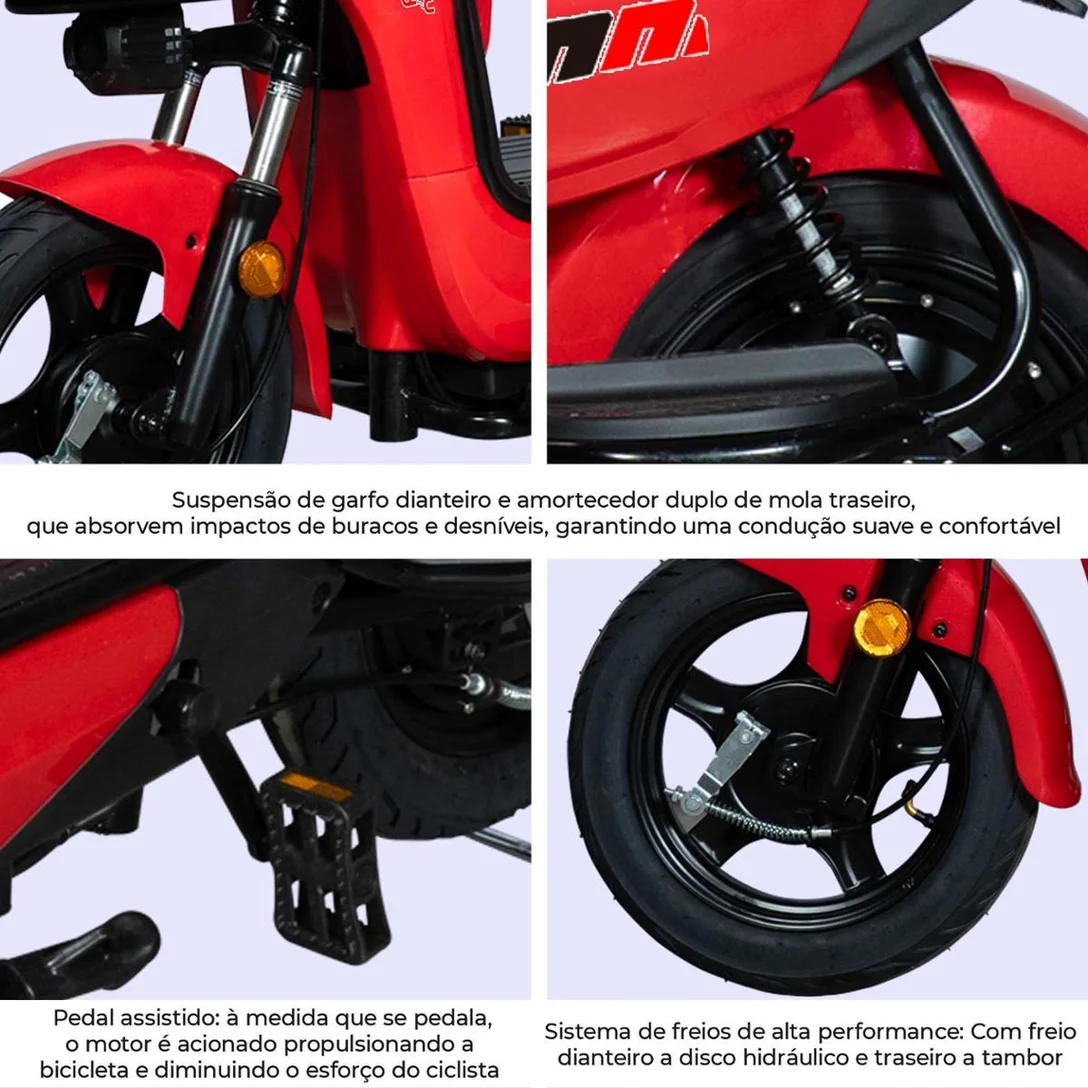 Detalhe do painel digital e manoplas