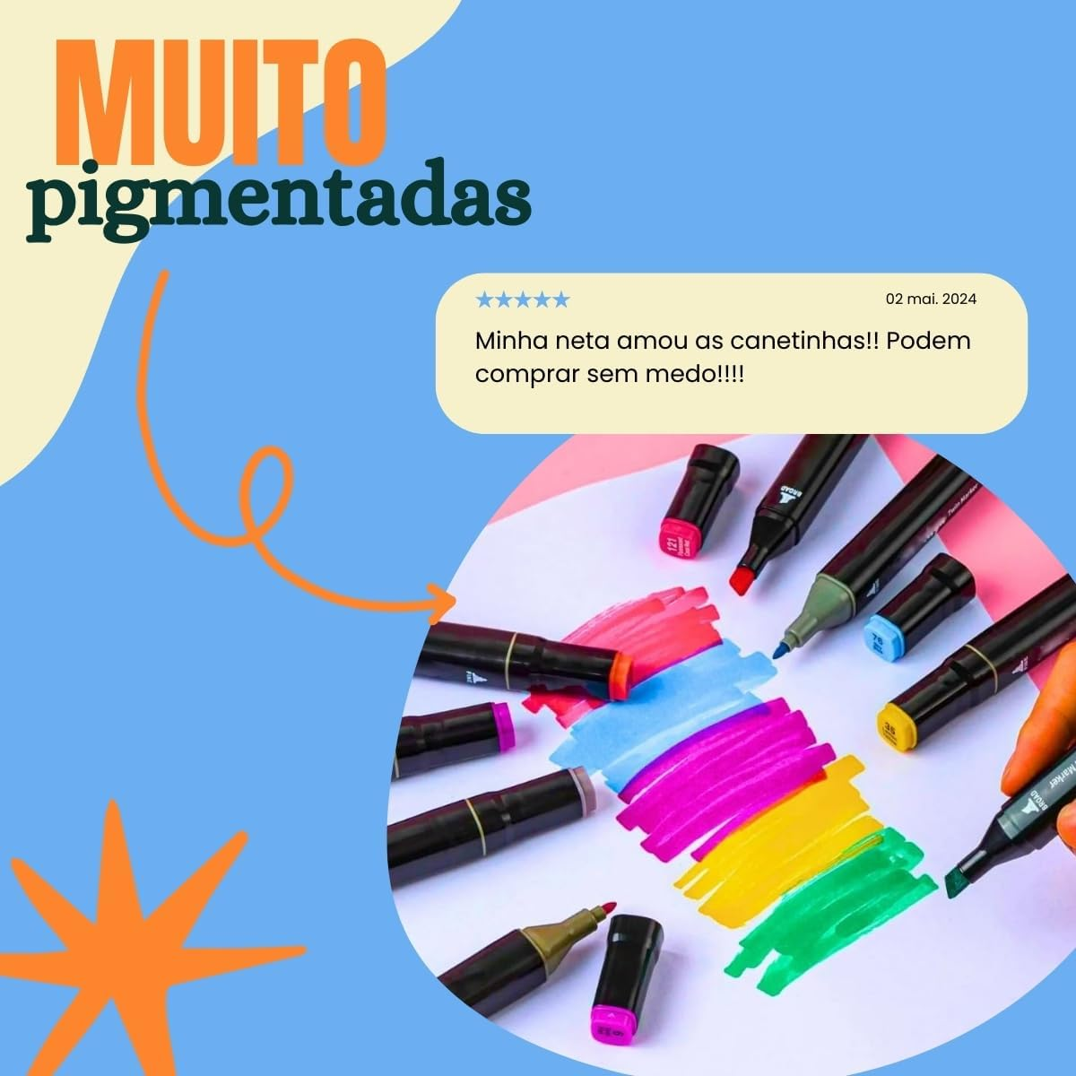 262 cores — paleta completa e vibrante