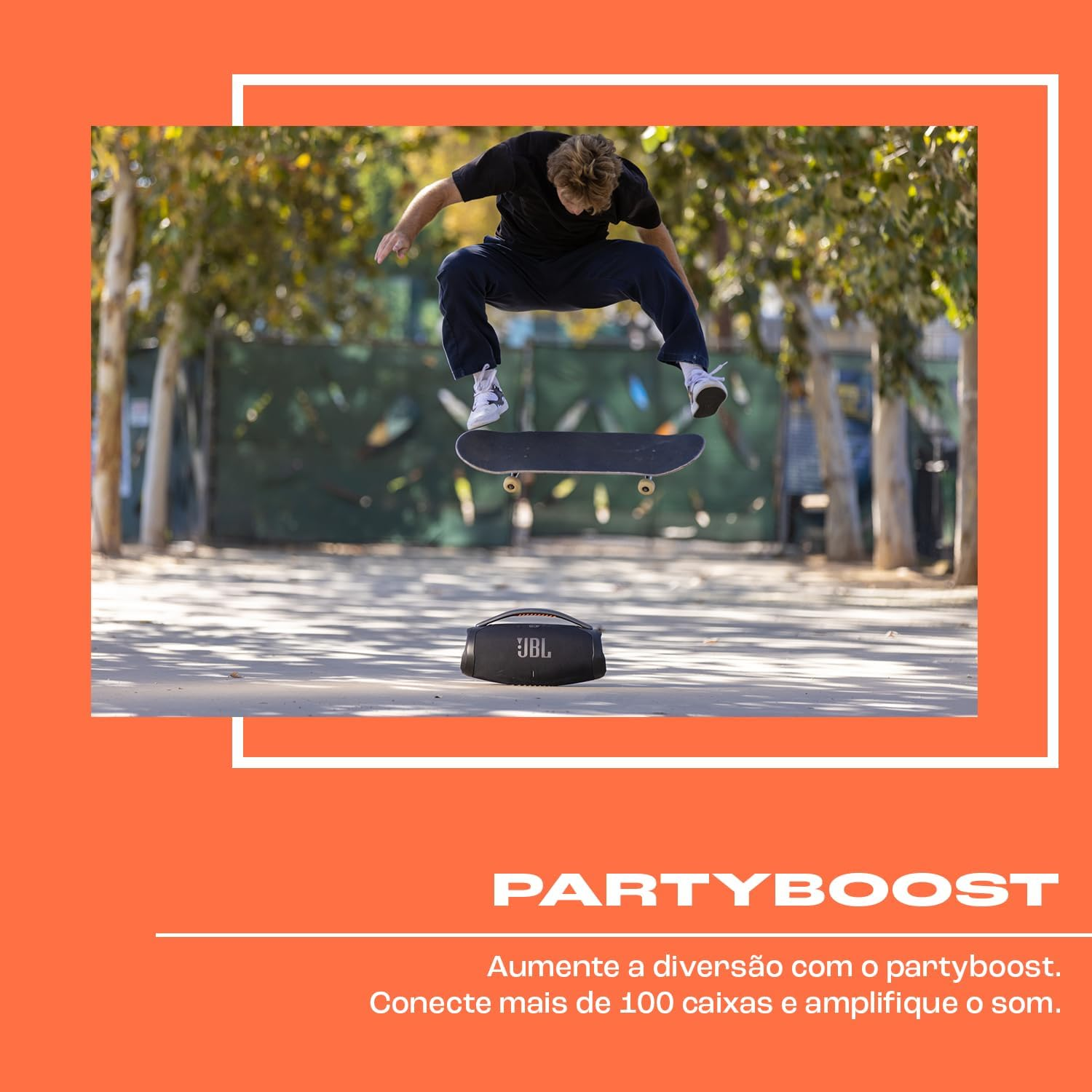 Detalhe da alça em metal com silicone